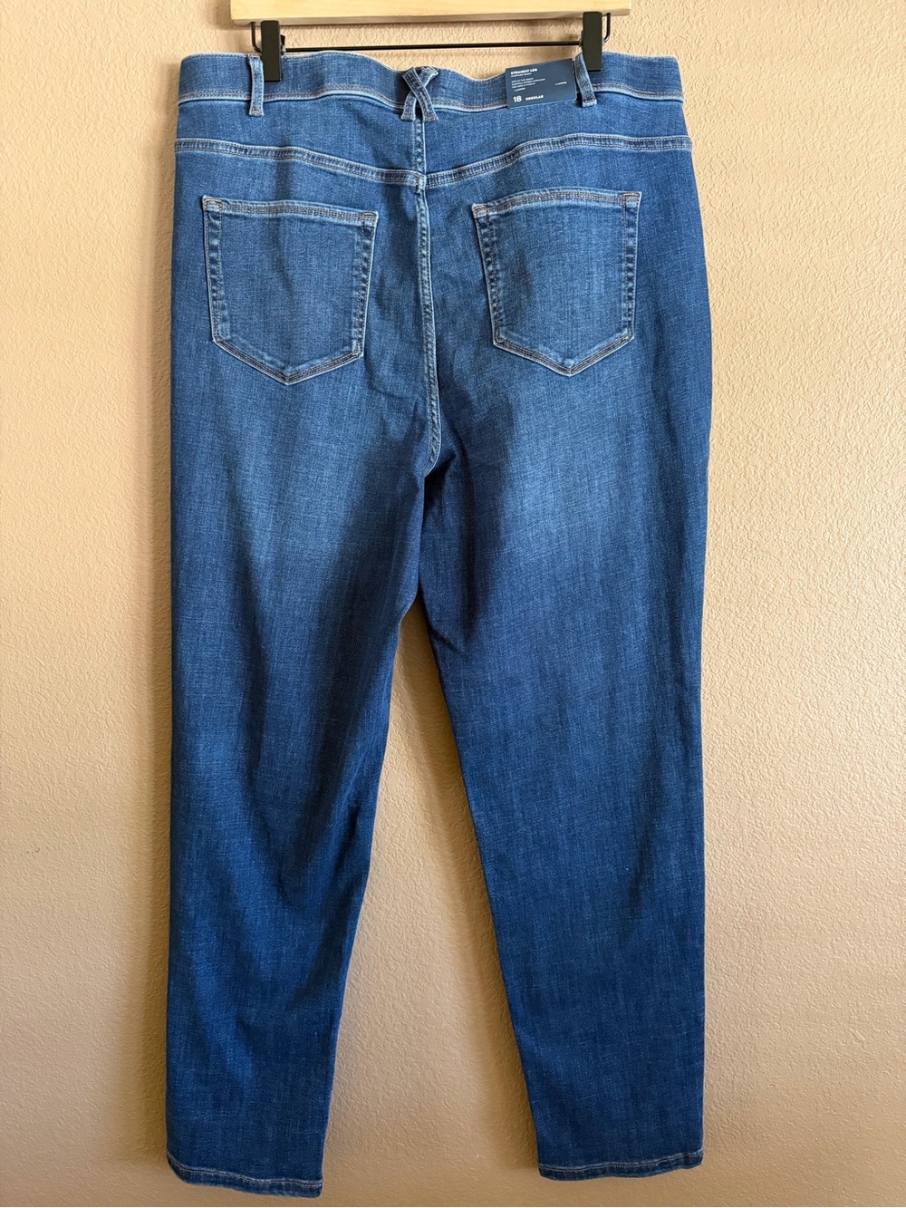 J. Jill Women’s High Rise Straight Leg Jeans Portside Wash Size 18 NWT - Picture 10 of 16